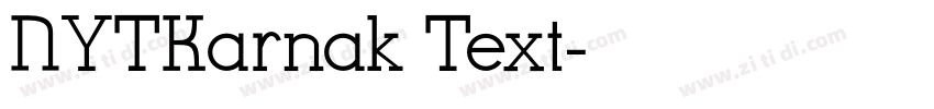 NYTKarnak Text字体转换